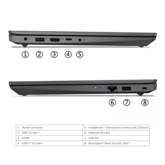 لپ تاپ 15.6 اینچی لنوو مدل V15 G4 IRU-i3 1315U-16GB DDR4-512SSD-TN - کاستوم شده