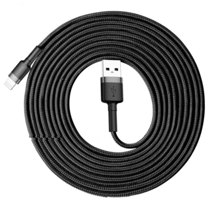 کابل تبدیل USB به لایتنینگ باسئوس مدل CAFULE طول 3 متر