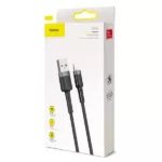 کابل تبدیل USB به لایتنینگ باسئوس مدل CAFULE طول 3 متر
