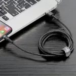 کابل تبدیل USB به لایتنینگ باسئوس مدل CAFULE طول 3 متر
