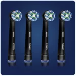 سری یدک مسواک برقی اورال-بی مدل Cross action Black Edition بسته 4 عددی