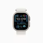 ساعت هوشمند اپل مدل Ultra 2 2024 Titanium Case Ocean Band 49mm