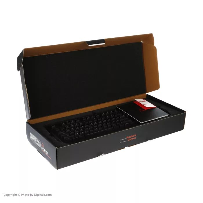 کیبورد مخصوص بازی تسکو مدل GK 8127، سوییچ مکانیکال قهوه ای، Full-Size، نورپردازی RGB