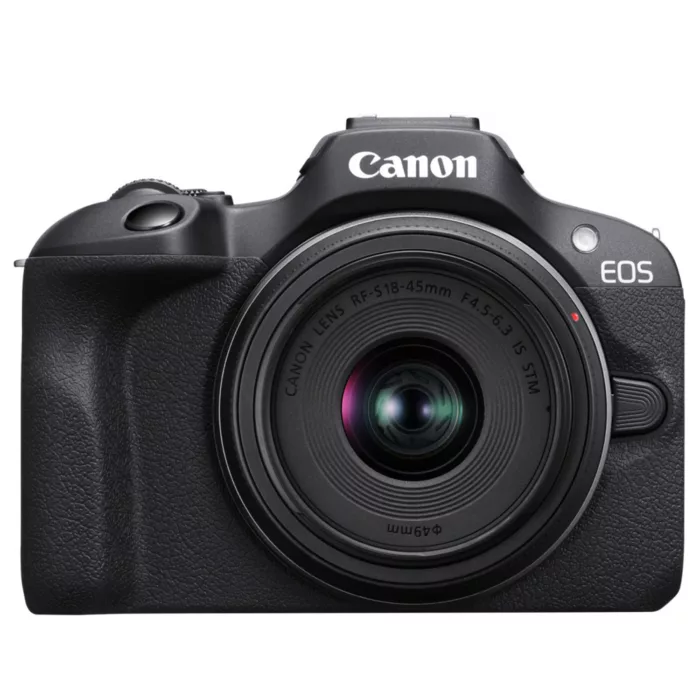 دوربین بدون آینه کانن مدل EOS R100 Mirroless به همراه لنز  45-18 و stm 210-55