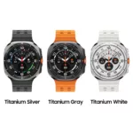 ساعت هوشمند سامسونگ مدل Galaxy Watch Ultra دارای قابلیت های کنترل موسیقی (Music Player)، قابلیت مکالمه از طریق بلوتوث، قابلیت تغییر طرح ساعت یا تم، صفحه همیشه روشن (Always-on Display)، پشتیبانی از دستیار صوتی بند سیلیکون