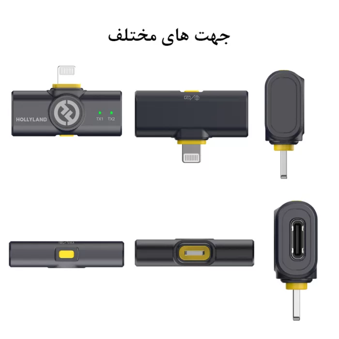 ست میکروفن بی سیم هالی لند مدل Lark M2 مجموعه 2 عددی