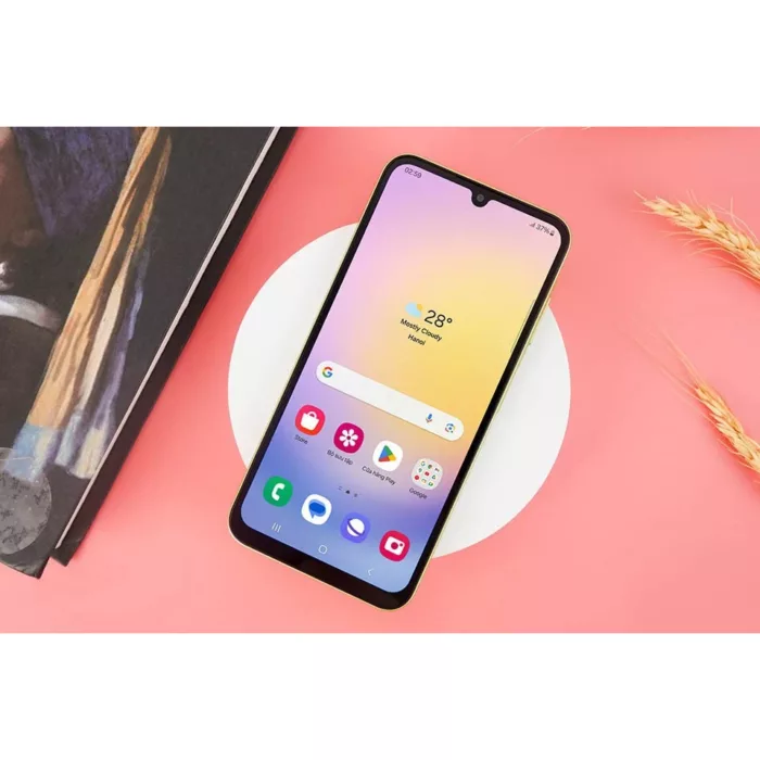 گوشی موبایل سامسونگ مدل Galaxy A25 دو سیم کارت ظرفیت 256 گیگابایت و رم 8 گیگابایت - به همراه شارژر 25 وات سامسونگ - ویتنام