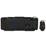 کیبورد و ماوس مخصوص بازی تسکو مدل TKM 8133، سوییچ ممبران ، Full Size، نورپردازی LED RGB