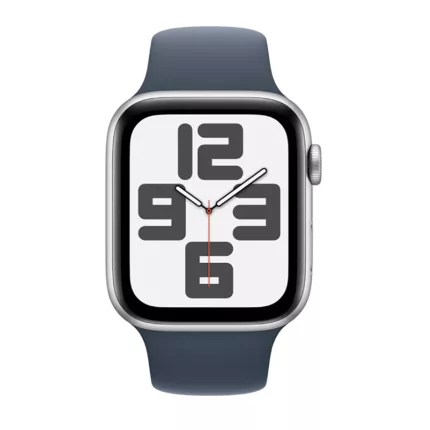 ساعت هوشمند اپل مدل SE 2023 Aluminum Case 40mm دارای قابلیت های قابلیت مکالمه از طریق بلوتوث بند سیلیکون