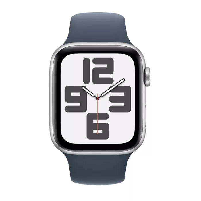 ساعت هوشمند اپل مدل SE 2023 Aluminum Case 40mm دارای قابلیت های قابلیت مکالمه از طریق بلوتوث بند سیلیکون