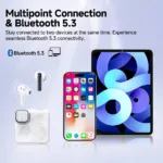 هدفون بلوتوثی کیو سی وای مدل MeloBuds Neo