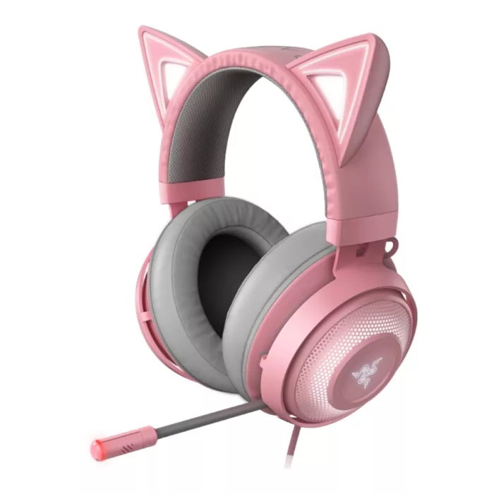 هدست ریزر مدل Kraken Kitty Quartz
