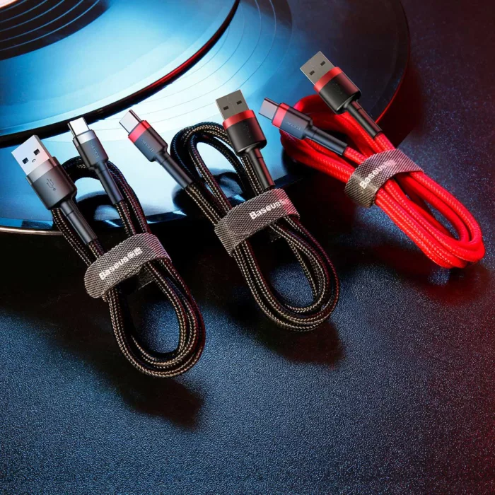کابل تبدیل USB به USB-C باسئوس مدل CATKLF-BG1 Cafule طول 1 متر