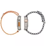 ساعت هوشمند اپل مدل Ultra 49 mm Alpine Loop دارای قابلیت های صفحه نمایش لمسی، کنترل سطح اکسیژن خون، قابلیت مکالمه از طریق بلوتوث بند برزنت