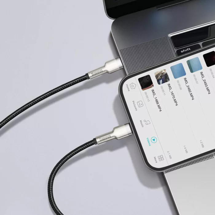 کابل تبدیل USB-C به لایتنینگ باسئوس مدل CATLJK-A01 طول 1 متر