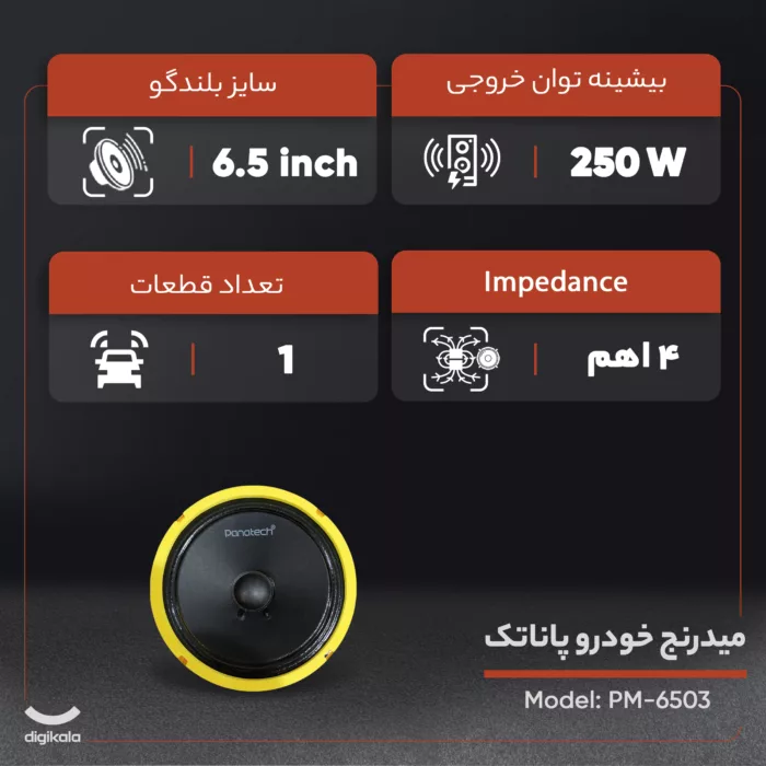 میدرنج خودرو پاناتک مدل PM-6503