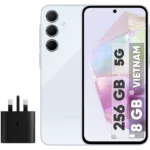 گوشی موبایل سامسونگ مدل Galaxy A35 دو سیم کارت ظرفیت 256 گیگابایت رم 8 گیگابایت به همراه شارژر سامسونگ - ویتنام