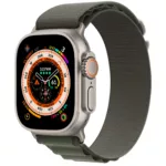 ساعت هوشمند اپل مدل Ultra 49 mm Alpine Loop دارای قابلیت های صفحه نمایش لمسی، کنترل سطح اکسیژن خون، قابلیت مکالمه از طریق بلوتوث بند برزنت