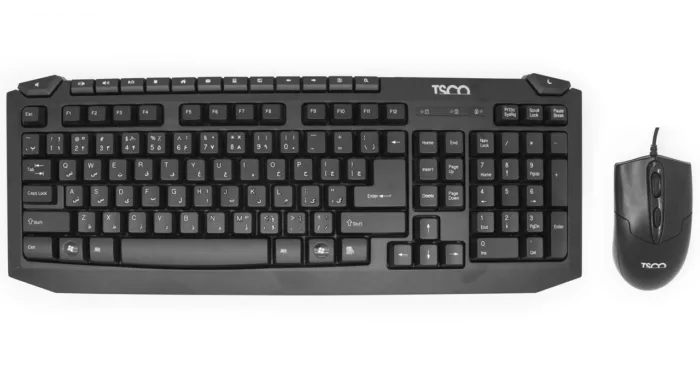 کیبورد و ماوس تسکو مدل TKM 8054N، سوییچ ممبران، Full-Size