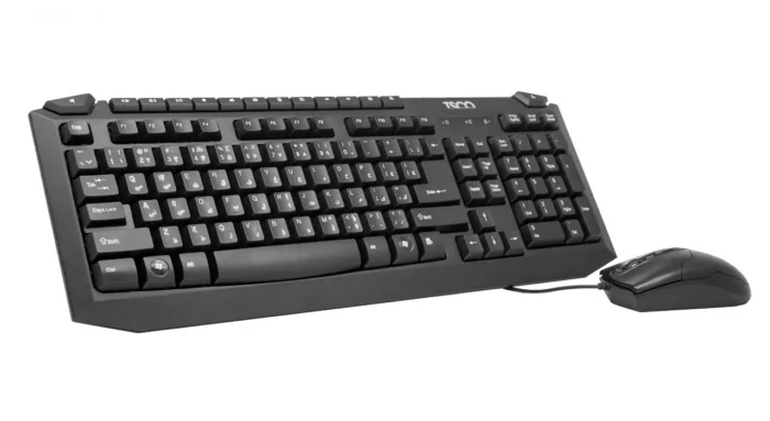 کیبورد و ماوس تسکو مدل TKM 8054N، سوییچ ممبران، Full-Size