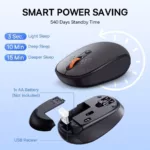 ماوس بی سیم‌ بیسوس مدل F01B Tri-Mode