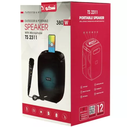 اسپیکر بلوتوثی قابل حمل تسکو مدل TS 2311
