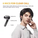 هدفون بلوتوثی کیو سی وای مدل HT10 AilyBuds Pro