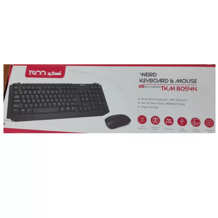 کیبورد و ماوس تسکو مدل TKM 8054N