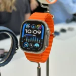 ساعت هوشمند اپل مدل Ultra 2 2024 Titanium Case Ocean Band 49mm