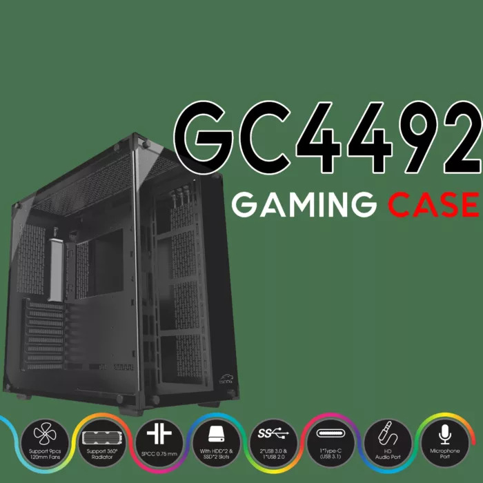 کیس کامپیوتر مخصوص بازی تسکو مدل GC 4492