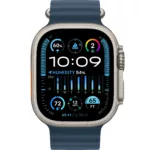 ساعت هوشمند اپل مدل Ultra 2 2024 Titanium Case Ocean Band 49mm