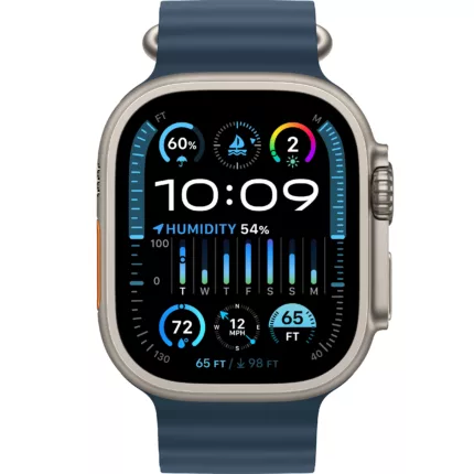 ساعت هوشمند اپل مدل Ultra 2 2024 Titanium Case Ocean Band 49mm
