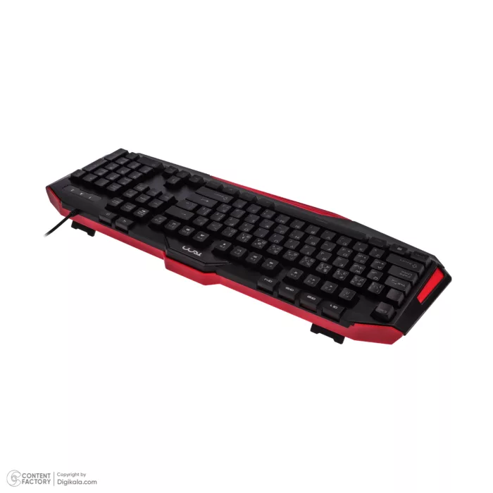 کیبورد گیمینگ تسکو مدل GKM 8205 به همراه موس، Full-size، نورپردازی RGB