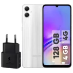 گوشی موبایل سامسونگ مدل Galaxy A05 دو سیم کارت ظرفیت 128 گیگابایت و رم 4 گیگابایت به همراه شارژر 25وات سامسونگ