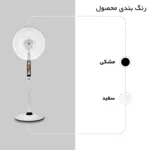 پنکه ایستاده پارس خزر مدل 4010R