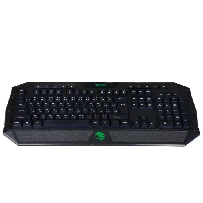 کیبورد گیمینگ تسکو مدل TK 8124، سوییچ ممبران، Full-Size، نورپردازی RGB LED