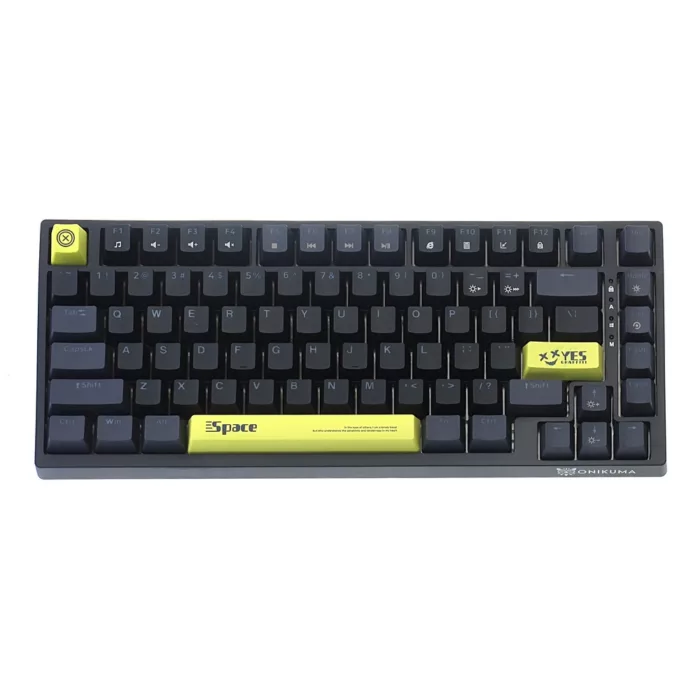 کیبورد گیمینگ بی سیم اونیکوما مدل G52، مکانیکال سوییچ آبی ، Tenkeyless، نورپردازی RGB