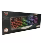 کیبورد مخصوص بازی اونیکوما مدل G27 RGB، مکانیکال سوییچ آبی، Full size، نورپردازی RGB