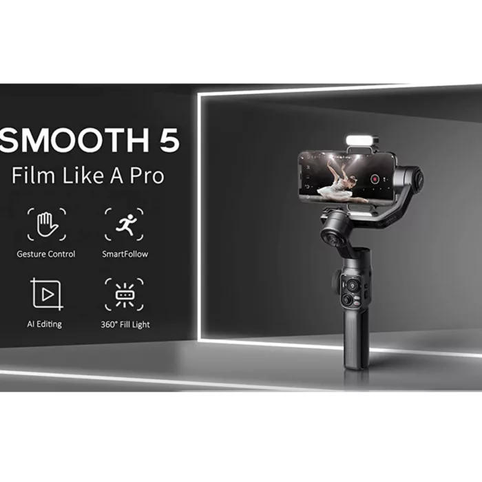 تک پایه دوربین ژیون مدل Smooth 5 Combo