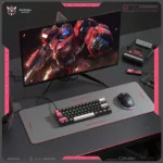 کیبورد گیمینگ اونیکوما مدل G55 RGB، مکانیکال سوییچ قهوه‌ای، Tenkeyless، نورپردازی RGB