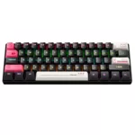 کیبورد گیمینگ اونیکوما مدل G55 RGB، مکانیکال سوییچ قهوه‌ای، Tenkeyless، نورپردازی RGB
