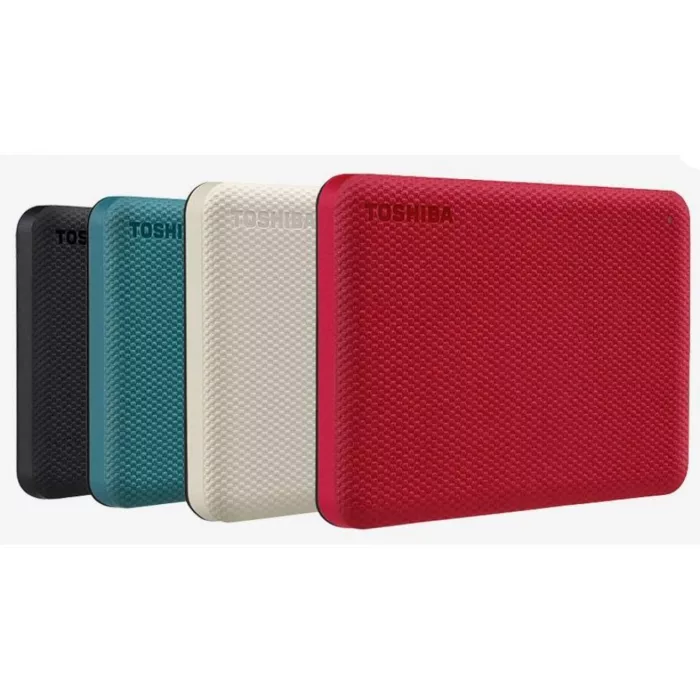 هارد اکسترنال توشیبا مدل Canvio Advance ظرفیت دو ترابایت دارای رابط USB Type-A 3.2