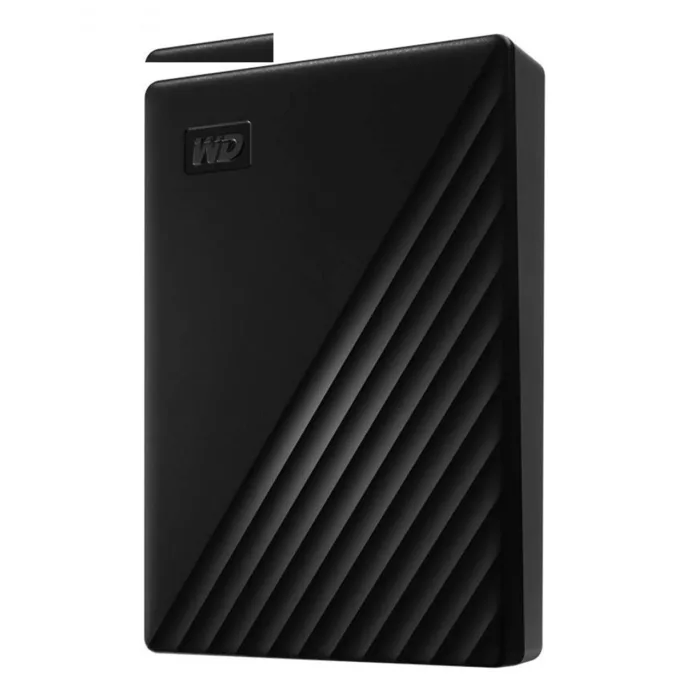 هارد اکسترنال وسترن دیجیتال مدل My Passport ظرفیت پنج ترابایت دارای رابط USB Type-A 3.2