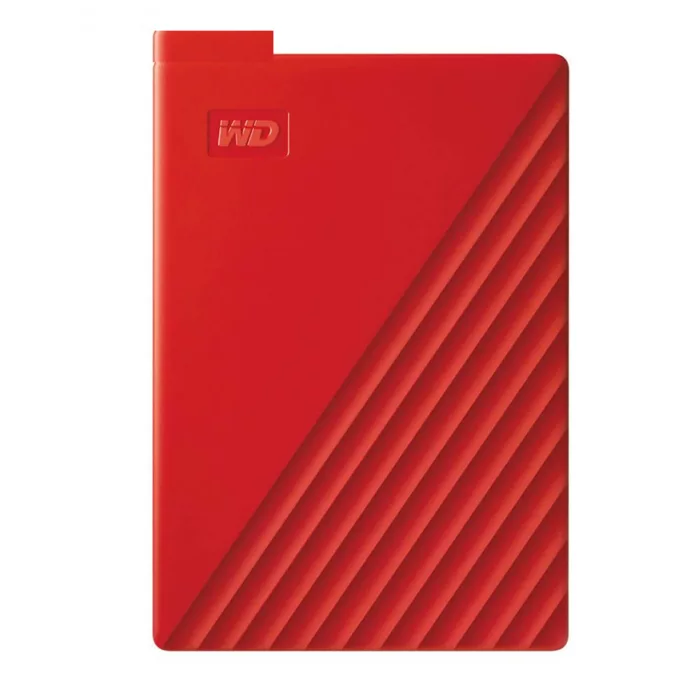 هارد اکسترنال وسترن دیجیتال مدل My Passport ظرفیت پنج ترابایت دارای رابط USB Type-A 3.2