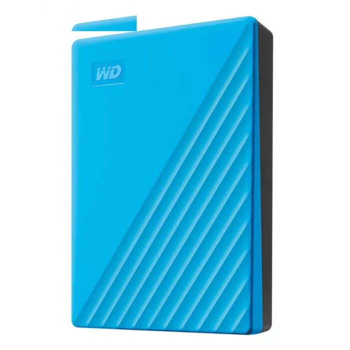 هارد اکسترنال وسترن دیجیتال مدل My Passport ظرفیت دو ترابایت دارای رابط USB Type-A 3.2