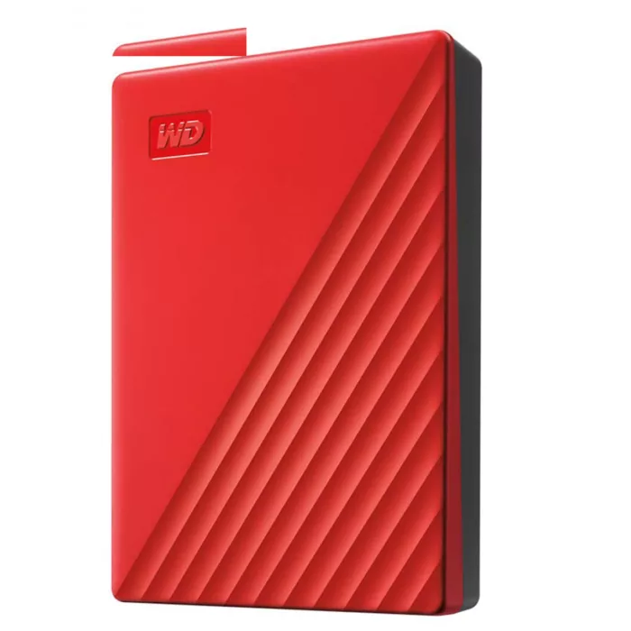 هارد اکسترنال وسترن دیجیتال مدل My Passport ظرفیت دو ترابایت دارای رابط USB Type-A 3.2
