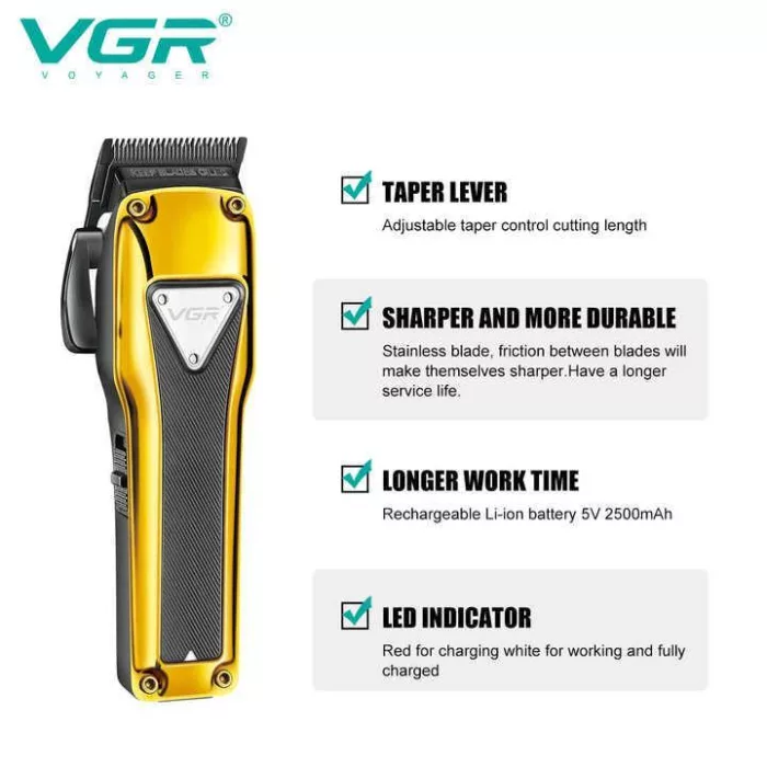 ماشین اصلاح موی سر و صورت وی جی ار مدل V-135