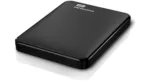 هارد اکسترنال وسترن دیجیتال مدل Elements ظرفیت یک ترابایت دارای رابط USB Type-A 3.0