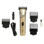 ماشین اصلاح موی صورت کیمی مدل KM-5071، اصلاح به صورت خط زن و حجم زن، طراحی ارگونومیک، منبع انرژی باتری قابل شارژ، تکنولوژی اصلاح به صورت برش مستقیم، مدت زمان شارژ 480 دقیقه و مدت زمان استفاده پس از شارژ 60 دقیقه