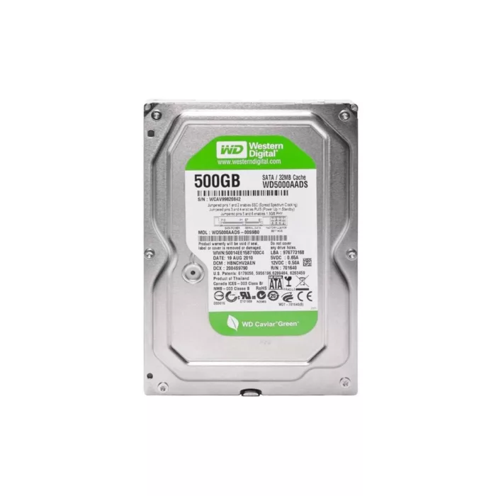 هارد دیسک اینترنال وسترن دیجیتال مدل GREEN WD500SGSH ظرفیت 500 گیگابایت